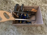 Hand saws, clamps, small vice