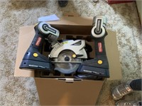 Mastercraft 18V circular saw.  2 lights, drill