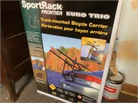 Trunk mounted bicycle carrier