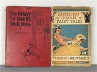 Indian Fairy Tales & Snubs the Dog Books -Vintage