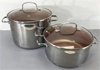 Nu-Wave Copper Cookware -Stock Pots