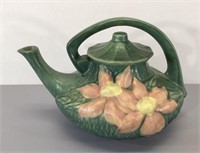 Roseville Pottery Tea Pot -Clematis