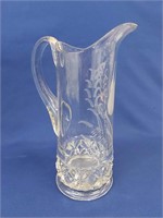 Large Clear Glass Pitcher