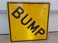 Metal BUMP Sign - 30" x 30"