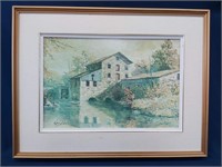 Framed Keirstead -  Stonemills - Grist Mill 1812