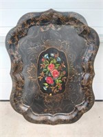 Large Handpainted Serving Tray