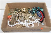 3 BOXES OF COSTUME JEWELRY