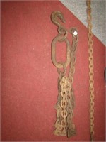 9' Chain With Hook On One End
