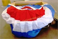 BOX OF APPROX. 20 RED, WHITE & BLUE BUNTINGS