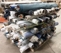 PALLET OF APPROX. 135 PARTIAL ROLLS OF FABRIC