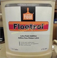 21 BOXES OF 4 GALLONS EACH FLOETROL LATEX PAINT AD