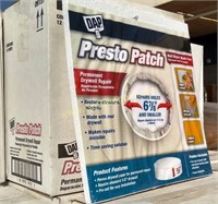 4 BOXES OF DAP PRESTO PATCH - 12 PER BOX