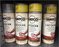 18 NEW CANS OF WATCO CLEAR LACQUER - 11-1/4  OZ. E