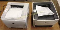 LOT OF 2 HP LASER PRINTERS : 2015 AND 2035