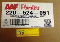4 BOXES OF AMERICAN AIR FILTERS FLANDERS 16X24X1