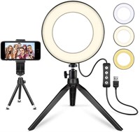 LED Ring Light 6" with Tripod Stand