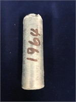 1964 uncirculated roll of  Canadian nickels