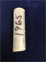 1965 uncirculated roll of  Canadian nickels