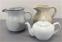 Ceramic Pitchers & Tea Pot