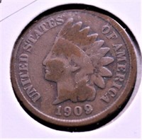 1909 INDIAN HEAD CENT VG