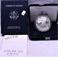 2003 PROOF SILVER EAGLE W BOX PAPERS