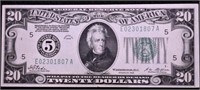 20 $ REDEMABLE IN GOLD 1928 FEDERL RESERVE NOTE