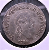 ITALY SARDINIA 1784 2 SOLIDA VF