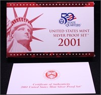 2001 SILVER PROOF SET