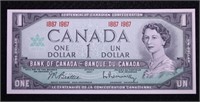 1967 CENTENNIAL CANADA DOLLAR GEM BU