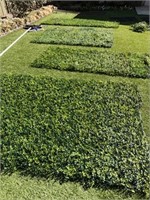 Four Pieces of Artificial Ground Cover - Measures