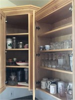 2 Cabinets Full Kitchenwares