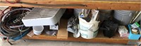 Box Fan, Hoses, Cord, Under Shelf Contents