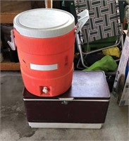 Chest Cooler & 10 Gallon Water Jug