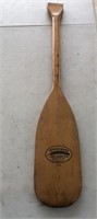Vintage Feather Brand Wood Boat Paddle