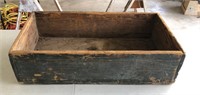 Antique Large Wooden Crate Box