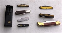 8 Vintage Pocket Knives