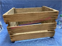 Old wooden apple crate #1