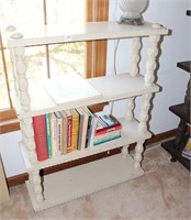 BOOK SHELF AND CONTENTS - 31" x 10" x 41"