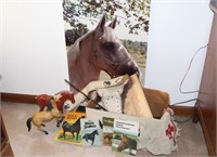GROUPING OF HORSE ITEMS