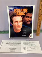 Jim Caan signed Brian’s Song photo