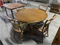 KITCHEN TABLE WITH S. BENT BROS. CHAIRS