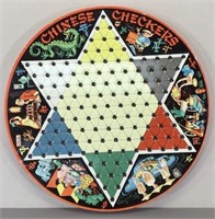 Vintage Tin Chinese Checkers Board