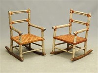 Pair Child's Adirondack Chairs
