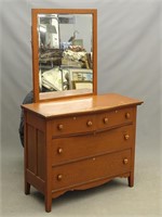 Victorian Oak Dresser with Mirror