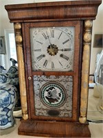 ANTIQUE GILBERT EIGHT DAY THIRTY HOUR MANTLE CLOCK