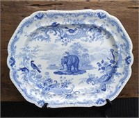 Job Meigh & Son Zoological Sketches Platter