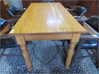Brown County built table