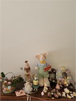Large Lot of Nice Easter Decor as pictured