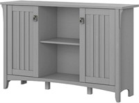 Storage Cabinet with Doors, Cape Cod Gray