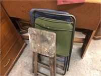 Folding Chairs and Step Stool